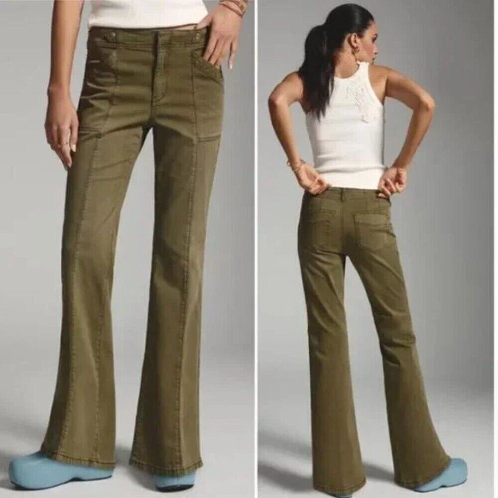 MSRP $140 Pilcro Demulune Boot Cut Utility Flare Size 30 Petite SAME DAY SHIP